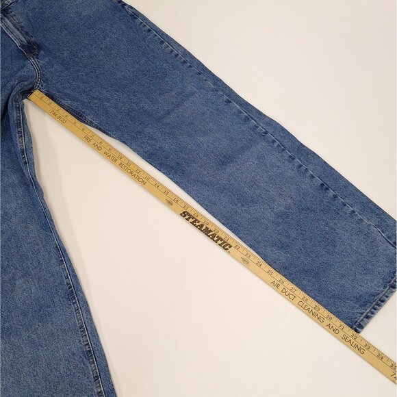 Full Blue Jeans Classic Fit Straight Leg Denim Men's Jeans 38x34 Sits At Waist - Picture 11 of 11